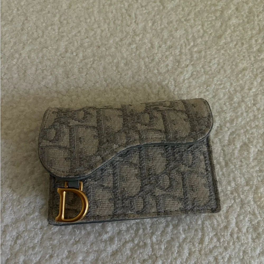 Dior saddle wallet